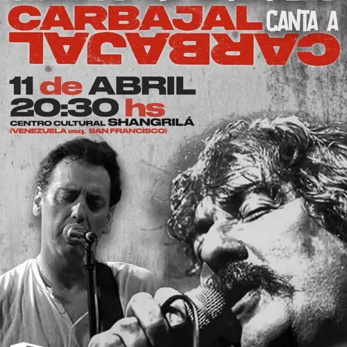 afiche Carbajal canta a Carbajal - Tributo al Sabalero