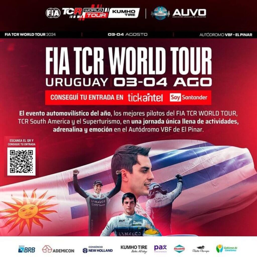 FIA TCR World Tour Uruguay 2 FIAT TCR World Tour Uruguay Agosto 2024