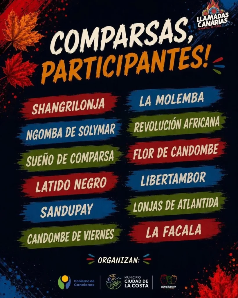 Llamadas Otoñales de la costa 4 afiche Llamadas Otoñales de la Costa 5ta edición