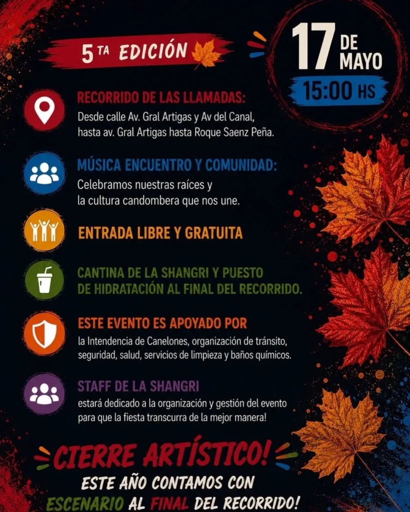 Llamadas Otoñales de la costa 5 afiche Llamadas Otoñales de la Costa 5ta edición